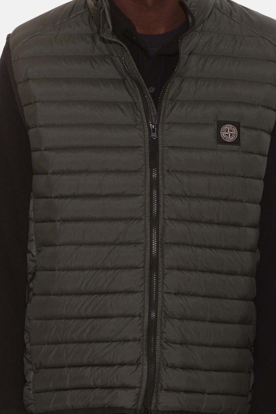  스톤 아일랜드 자켓 스톤아일랜드 립스톱 나일론 다운  페트롤 - STONE ISLAND