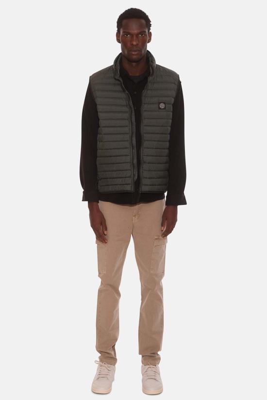  스톤 아일랜드 자켓 스톤아일랜드 립스톱 나일론 다운  페트롤 - STONE ISLAND