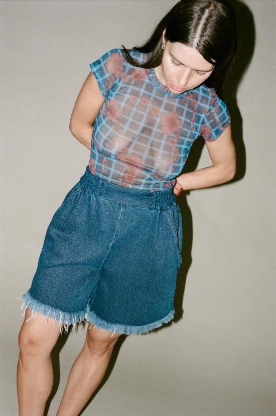  레이첼 코미 데님 숏팬츠 리비스 숏 다크 인디고 - RACHEL COMEY