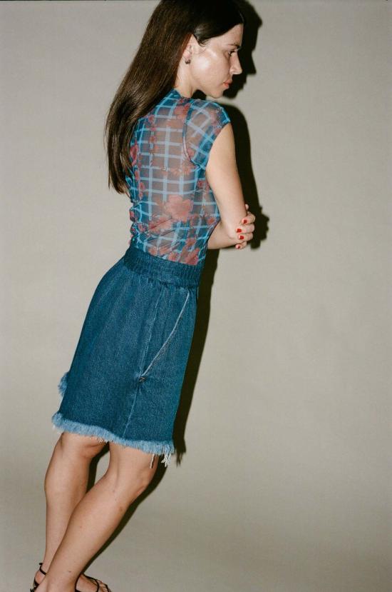  레이첼 코미 데님 숏팬츠 리비스 숏 다크 인디고 - RACHEL COMEY