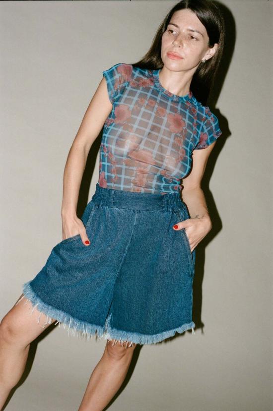  레이첼 코미 데님 숏팬츠 리비스 숏 다크 인디고 - RACHEL COMEY