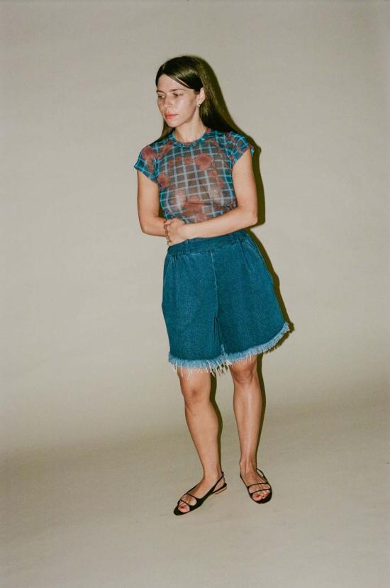  레이첼 코미 데님 숏팬츠 리비스 숏 다크 인디고 - RACHEL COMEY