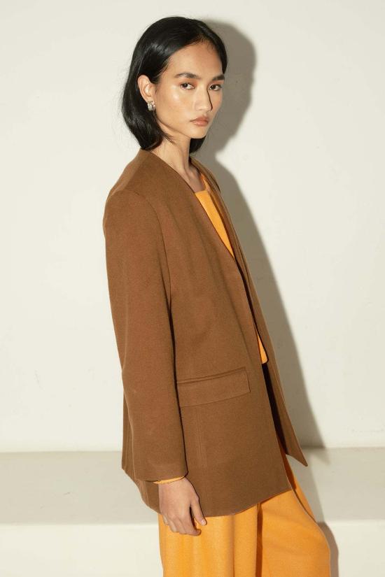  다두라 수트 자켓 다투라 브러시드 울 블레이저 아벨라나