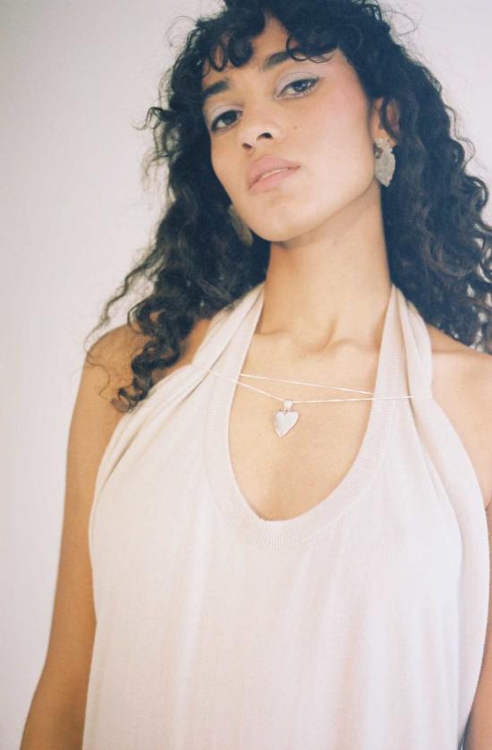  익스트림캐시미어 롱 원피스 익스트림 캐시미어 로켓 드레스 포터리 - EXTREME CASHMERE