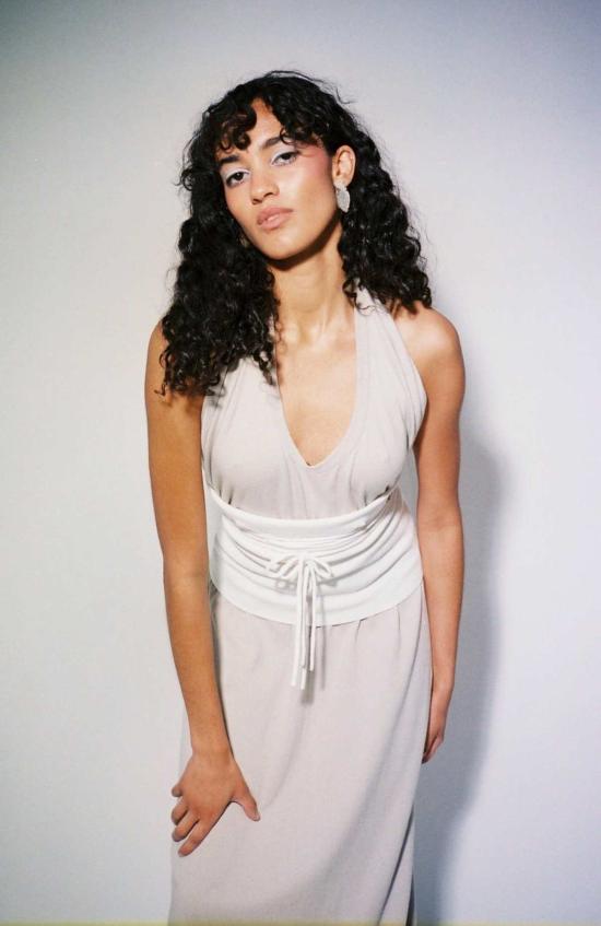  익스트림캐시미어 롱 원피스 익스트림 캐시미어 로켓 드레스 포터리 - EXTREME CASHMERE