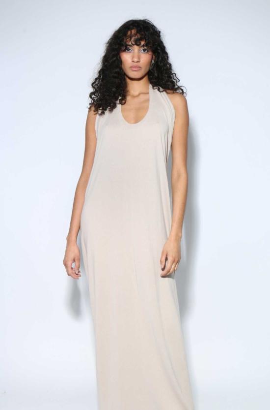  익스트림캐시미어 롱 원피스 익스트림 캐시미어 로켓 드레스 포터리 - EXTREME CASHMERE