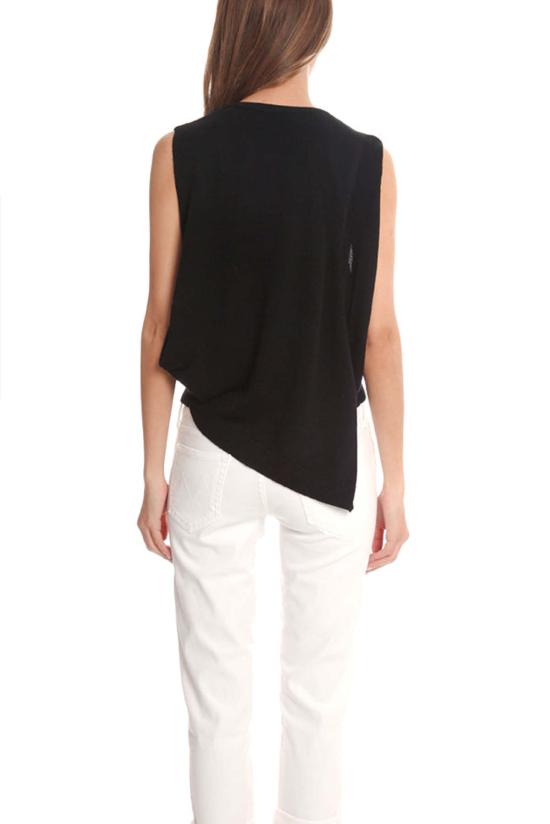  3.1 필립림 블라우스 3.1 필립 림 슬리브리스 드레이프 백 탑 블랙 - 3.1 PHILLIP LIM