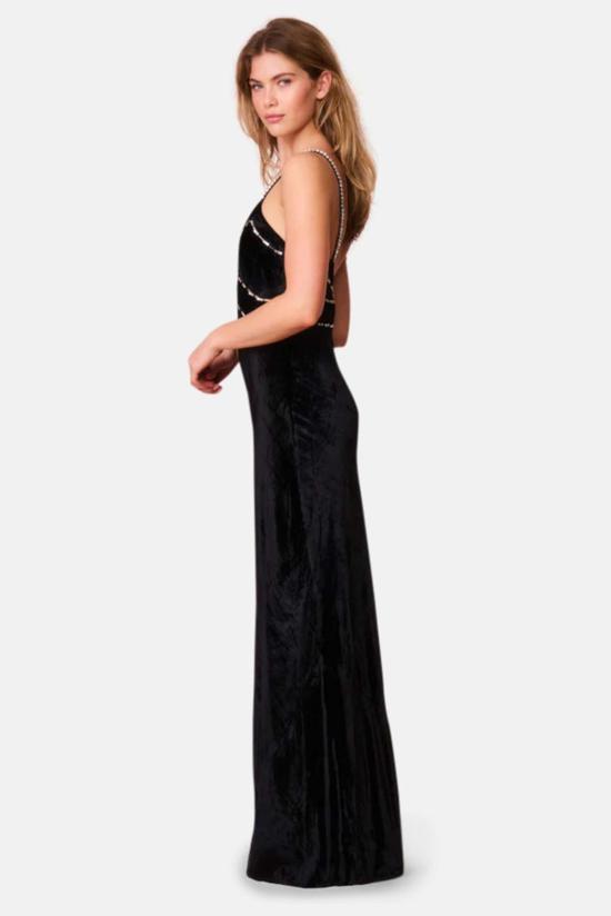  러브쉐이크팬시 롱 원피스 D2496 2222 BLACK - LOVESHACKFANCY