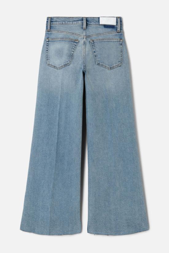  리던 데님 팬츠 Re/Done 언더토우 미드 라이즈 크롭 와이드 레그 언더토우 - RE/DONE