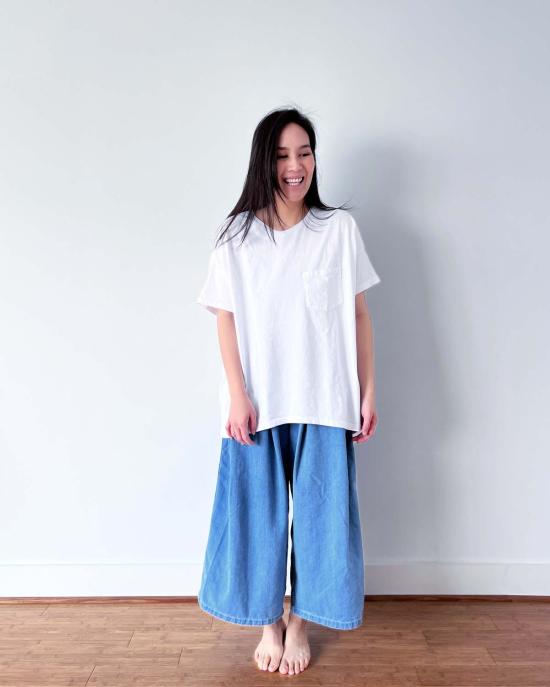  Skargorn 반팔 티셔츠 스카고른 반팔 크루 티셔츠 화이트 워시 - OTHER BRANDS