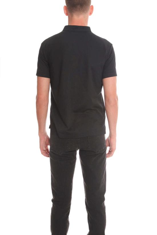  블루&크림 폴로 티셔츠 밀리터리 팝 칼라 폴로 블랙 - BLUE&CREAM