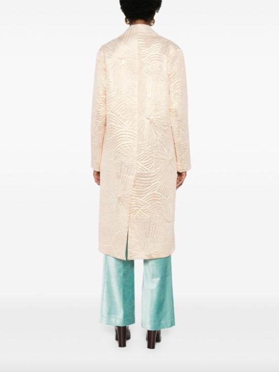  포르테포르테 케이프 포르테 포르테 골든 선라이즈 자카드 코트 골드 - FORTE FORTE