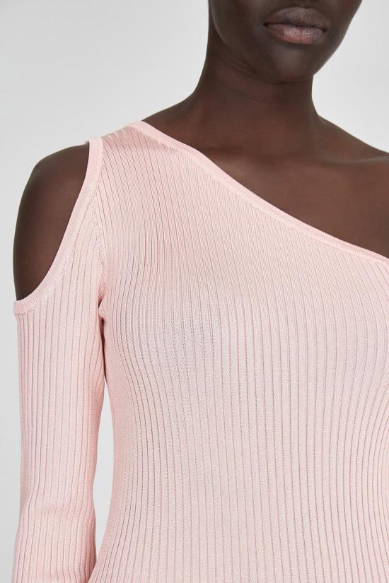  시그니피컨트 아더 숏 원피스 Significant Other 벨 니트 드레스 라이트 머스크 - SIGNIFICANT OTHER