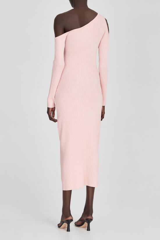  시그니피컨트 아더 숏 원피스 Significant Other 벨 니트 드레스 라이트 머스크 - SIGNIFICANT OTHER