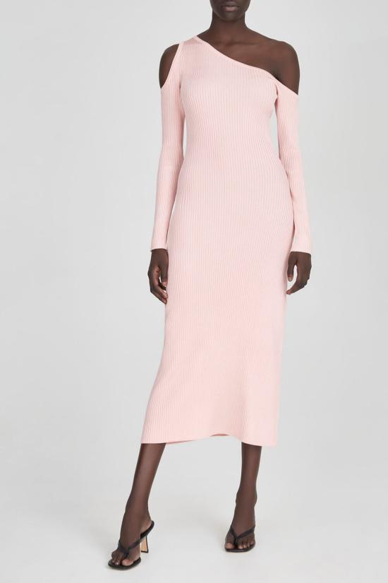  시그니피컨트 아더 숏 원피스 Significant Other 벨 니트 드레스 라이트 머스크