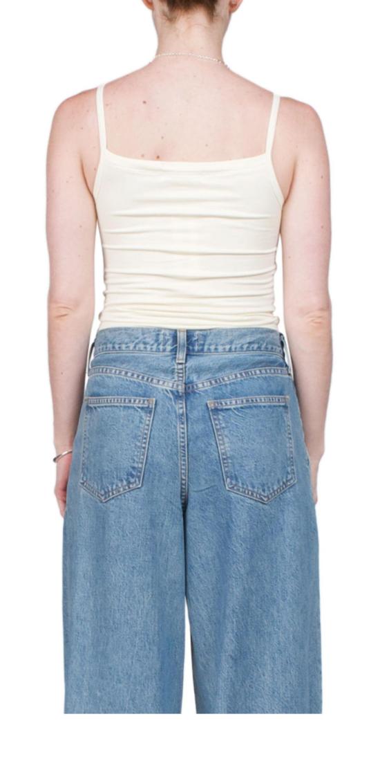  에태르네 민소매 티셔츠 Éterne 소프트 저지 '90s 탱크 크림 - ETERNE