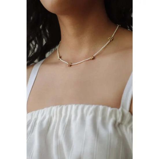  카라 유 목걸이/팬던트 데이지 네크리스 + 앵클릿 14K 옐로우 골드