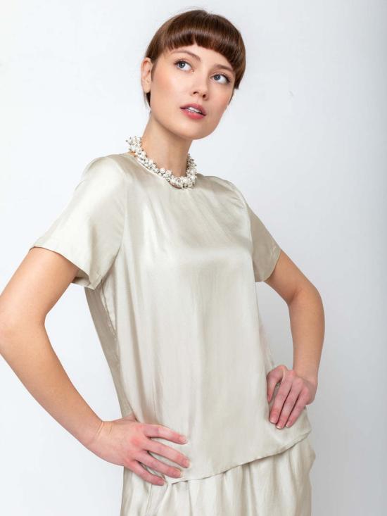  레이첼 코미 민소매 티셔츠 델마라 탑 도브 - RACHEL COMEY