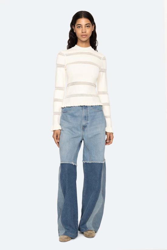  씨뉴욕 긴팔 티셔츠 Sea Ny Devon L/S 탑 - SEA NY