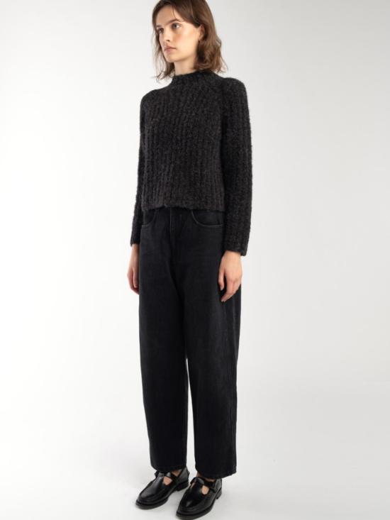  미셀라 그렉 데님 팬츠 미카엘라 그렉 패널 진 페이디드 블랙 - MICAELA GREG