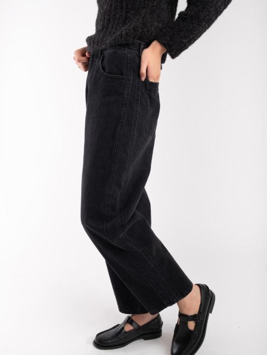  미셀라 그렉 데님 팬츠 미카엘라 그렉 패널 진 페이디드 블랙 - MICAELA GREG