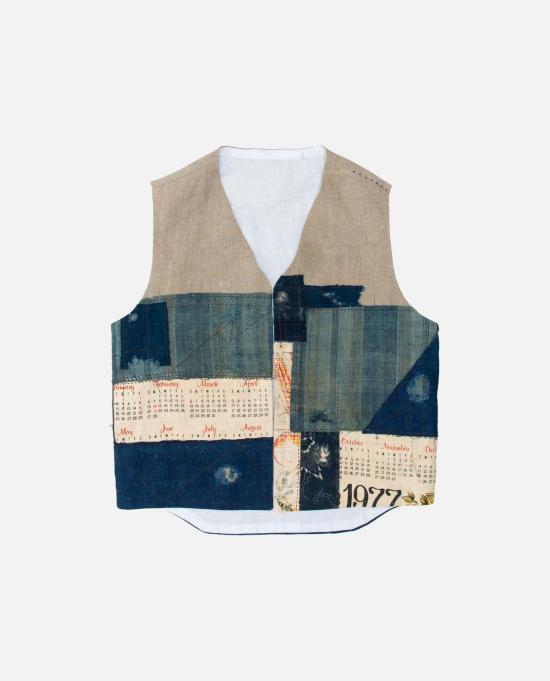  DR. ICELAND 베스트 Dr. Iceland Time To Go 퇴비화 조끼 인디고