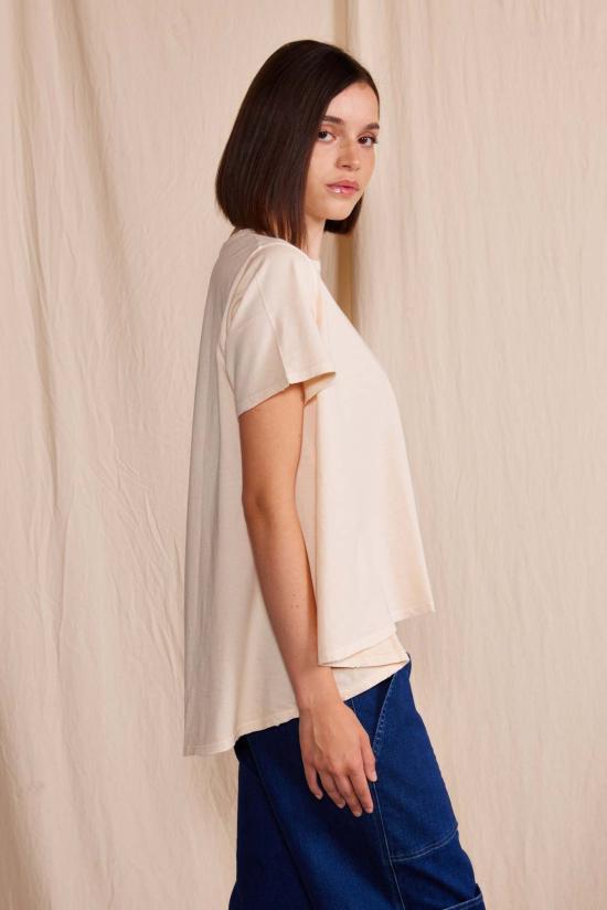  피플 오브 레이저 반팔 티셔츠 레저의 사람들 솔스티스 탑 - PEOPLE OF LAISURE