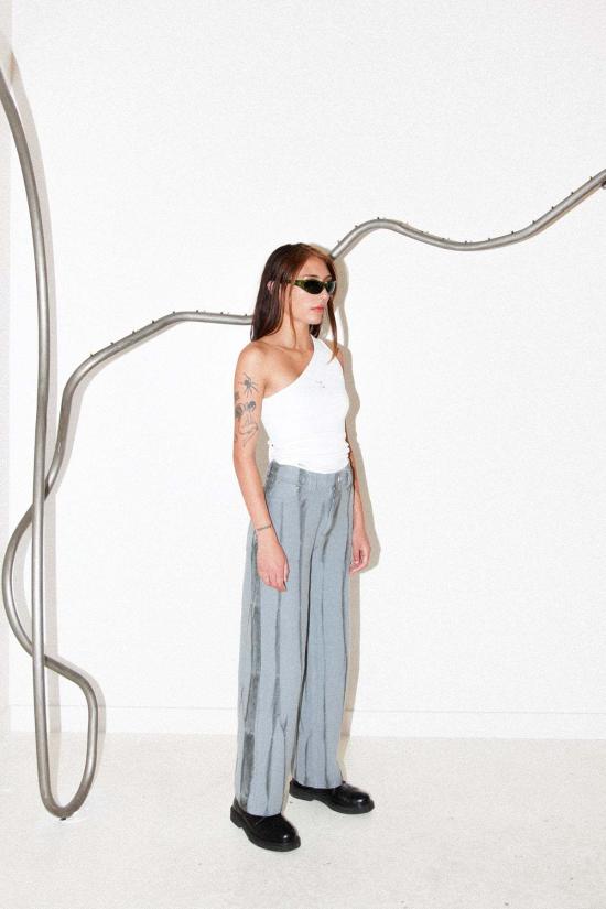  케이코 스트레이트 팬츠 Kk Co Meteor Pant Gravel Jupiter Dye - KKCO