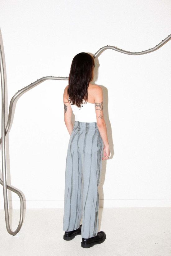  케이코 스트레이트 팬츠 Kk Co Meteor Pant Gravel Jupiter Dye - KKCO