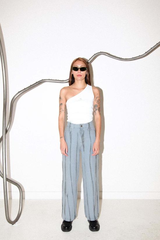  케이코 스트레이트 팬츠 Kk Co Meteor Pant Gravel Jupiter Dye - KKCO