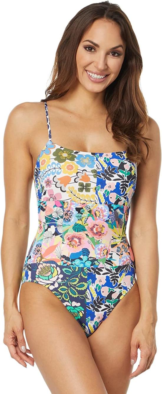  조니 와스 원피스 수영복 조니 워즈 레이라 스파게티 스트랩 원피스 멀티컬러