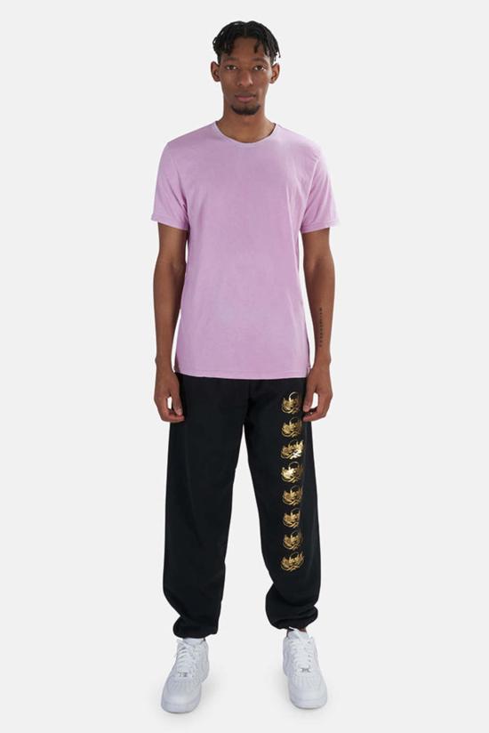  블루&크림 트레이닝/조거 팬츠 포에버 스컬 스웨트팬츠 블랙/골드 - BLUE&CREAM