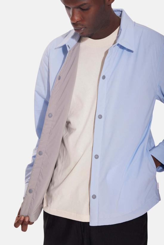  블루&크림 긴팔 셔츠 브리즈 오버셔츠 스카이 - BLUE&CREAM