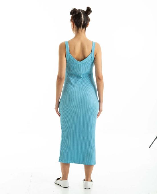  스테이트사이드 롱 원피스 Stateside Mini Lux3 써멀 V넥 드레스 - STATESIDE