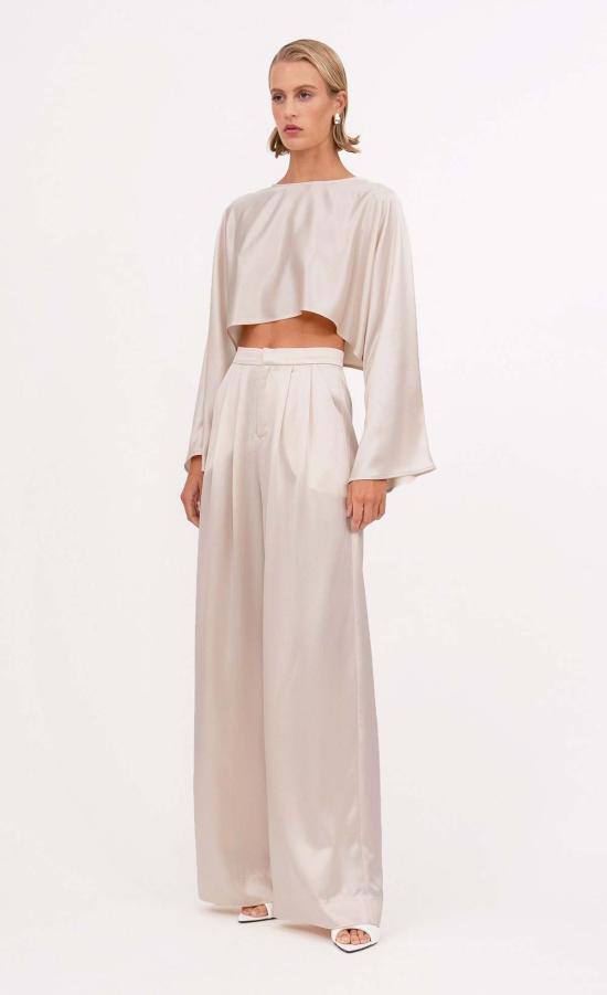  논살란트 레이블 스트레이트 팬츠 논샬란트 라벨 파리 팬츠 샴페인 - NONCHALANT LABEL