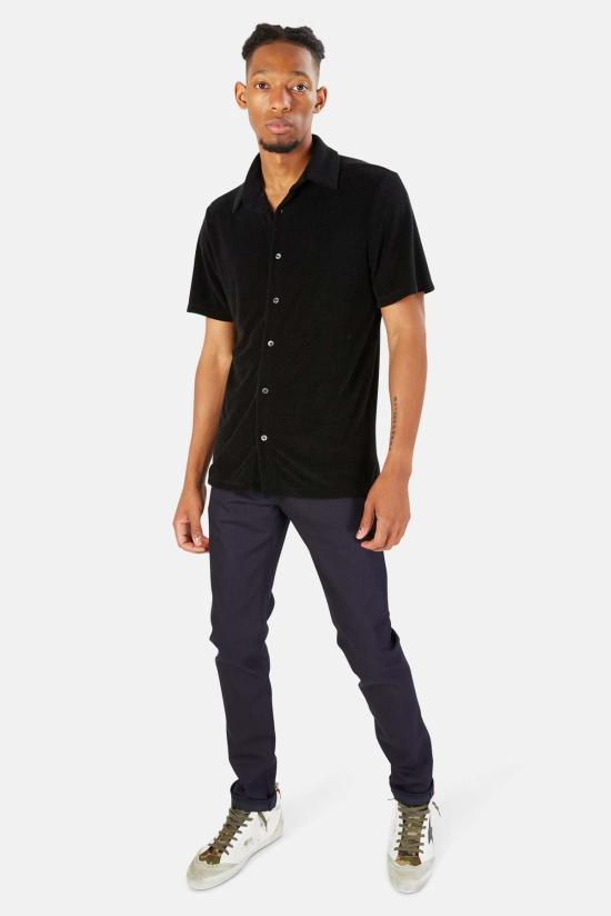  카토 데님 팬츠 가위 10 5 온스 셀비지 데님 블루/블랙 로우