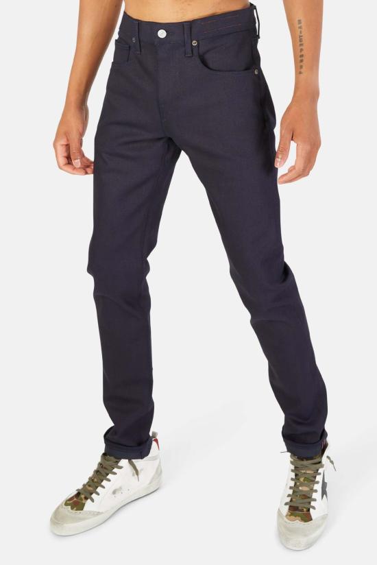  카토 데님 팬츠 가위 10 5 온스 셀비지 데님 블루/블랙 로우 - KATO