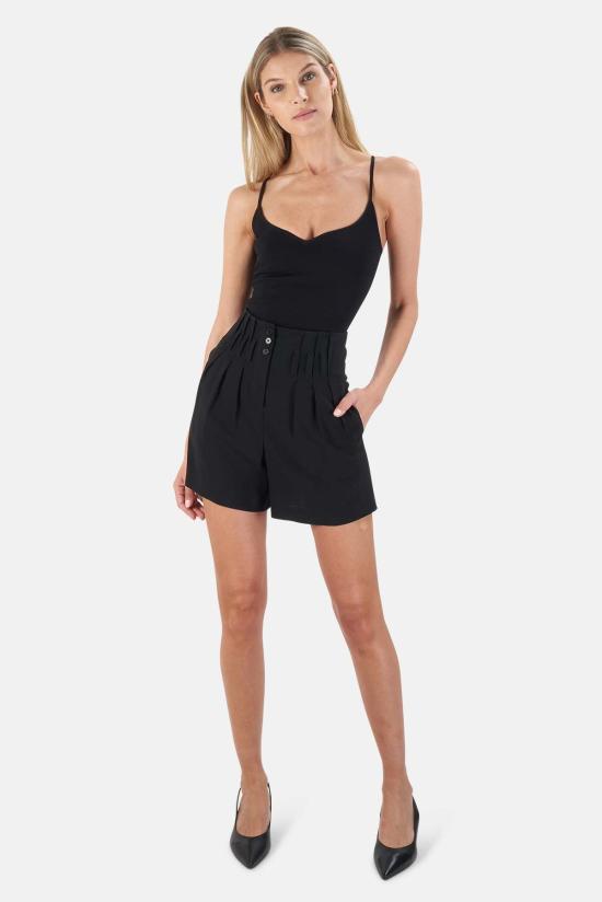  알렉산더 왕 숏팬츠 하이웨이스트 쇼츠 블랙 - ALEXANDER WANG