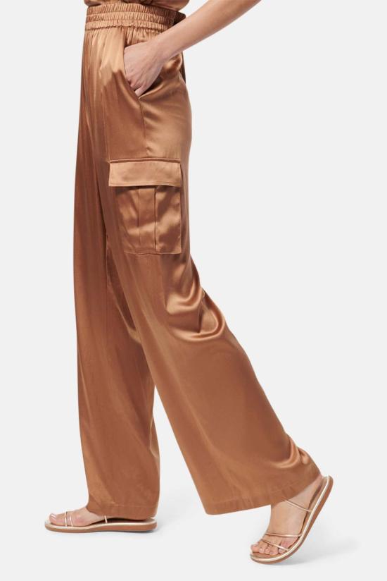  카미 뉴욕 스트레이트 팬츠 Cami Nyc Nazanin 팬츠 샌들우드 - CAMI NYC