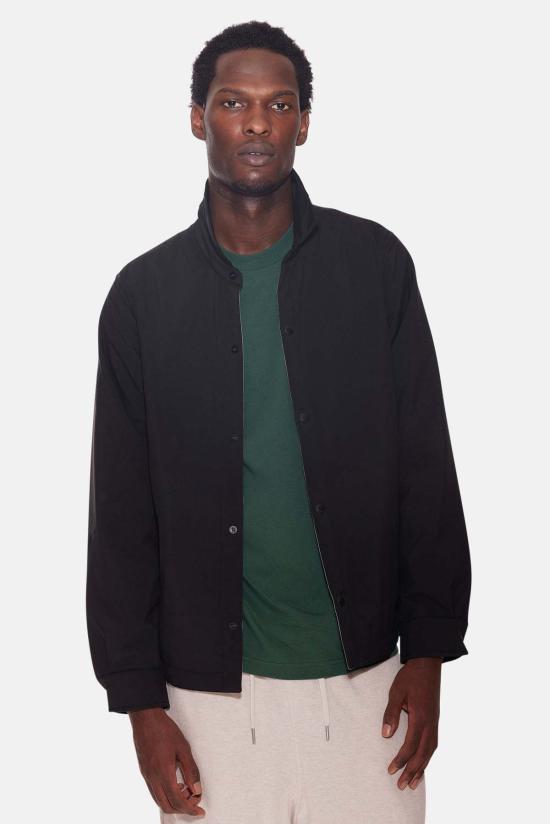  블루&크림 자켓 브리즈 오버셔츠 블랙 - BLUE&CREAM