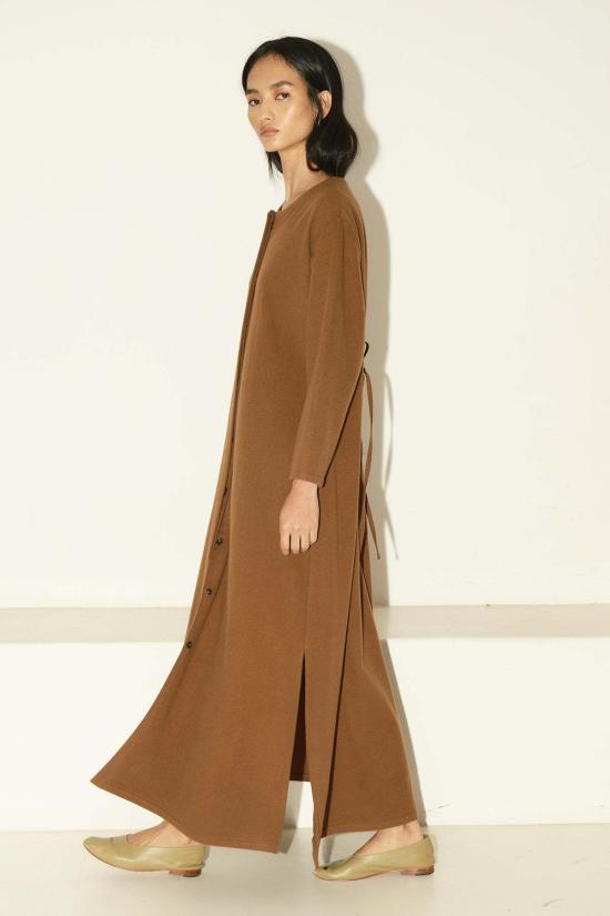  다두라 코트 다투라 브러시드 울 페이즈 드레스 코트 아벨라나 - DATURA