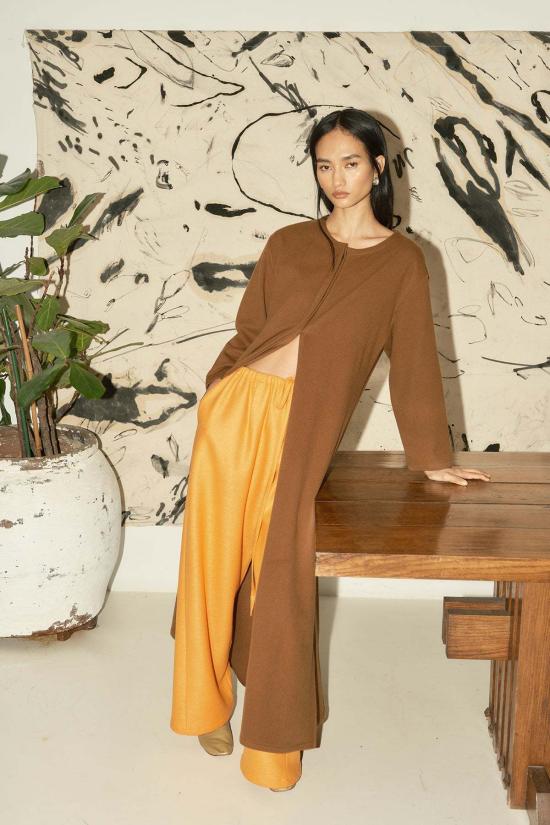  다두라 코트 다투라 브러시드 울 페이즈 드레스 코트 아벨라나 - DATURA