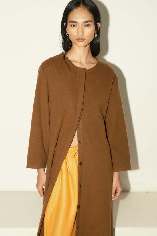  다두라 코트 다투라 브러시드 울 페이즈 드레스 코트 아벨라나 - DATURA