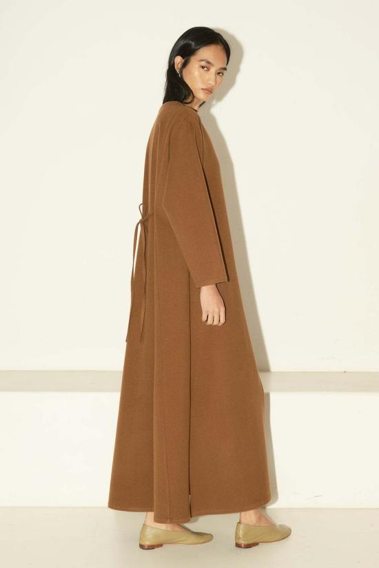  다두라 코트 다투라 브러시드 울 페이즈 드레스 코트 아벨라나 - DATURA