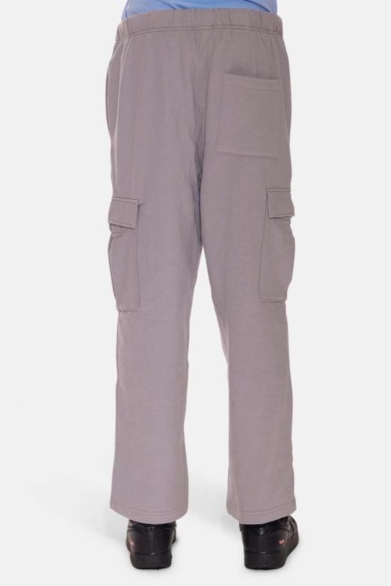  블루&크림 트레이닝/조거 팬츠 램보 카고 스웨트팬츠 옅은 회색 - BLUE&CREAM