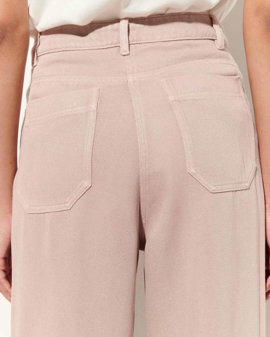  세선 스트레이트 팬츠 세순 니카 팬츠 로즈 스모크 - SESSUN