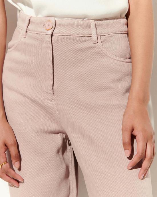  세선 스트레이트 팬츠 세순 니카 팬츠 로즈 스모크 - SESSUN