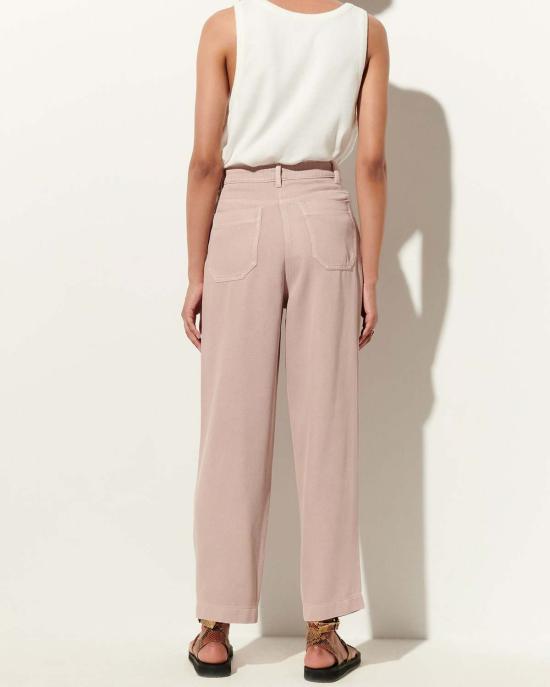  세선 스트레이트 팬츠 세순 니카 팬츠 로즈 스모크 - SESSUN