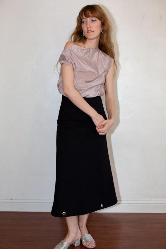  패리스 조지아 롱 스커트 파리 조지아 에브리데이 스커트 블랙