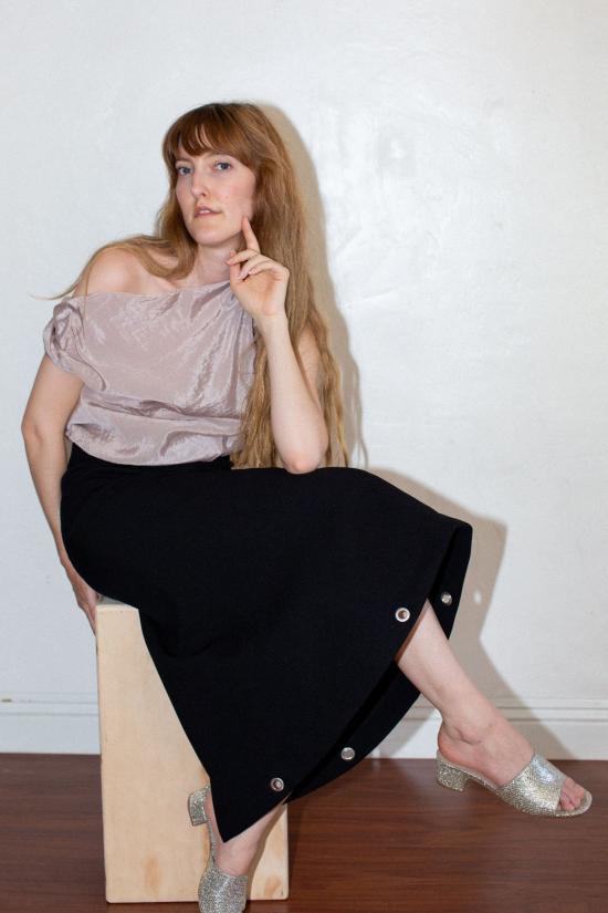  패리스 조지아 롱 스커트 파리 조지아 에브리데이 스커트 블랙 - PARIS GEORGIA